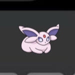 A reddit post with the caption "Why does my cat show up in the keyboard when I type the word 'long'? | To be clear I greatly enjoy that he's randomly there, just curious what he's up to on my keyboard" has been redrawn with the subject as an espeon.